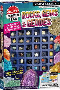 Klutz Maker Lab - Rocks, Gems & Geodes