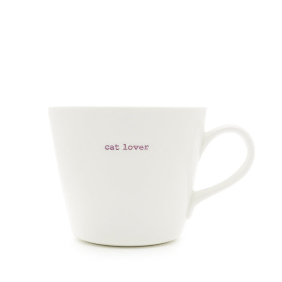Mug - Cat Lover 350ml Bucket Mug