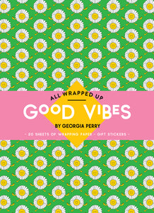 All Wrapped Up: Good Vibes by Georgia Perry - Gift Wrap Book