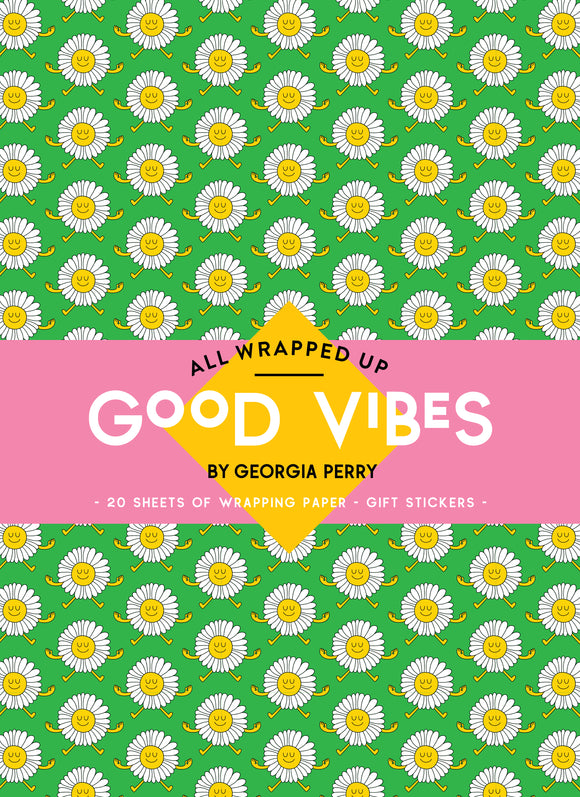 All Wrapped Up: Good Vibes by Georgia Perry - Gift Wrap Book