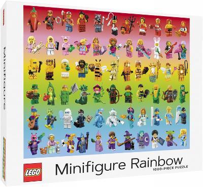LEGO Minifigure Rainbow  1000pc Puzzle