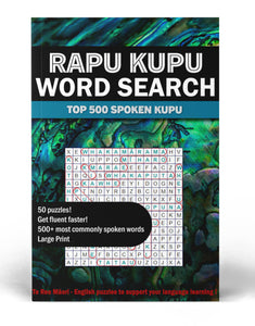 Rapu Kupu Word Search: Top 500 Spoken Kupu