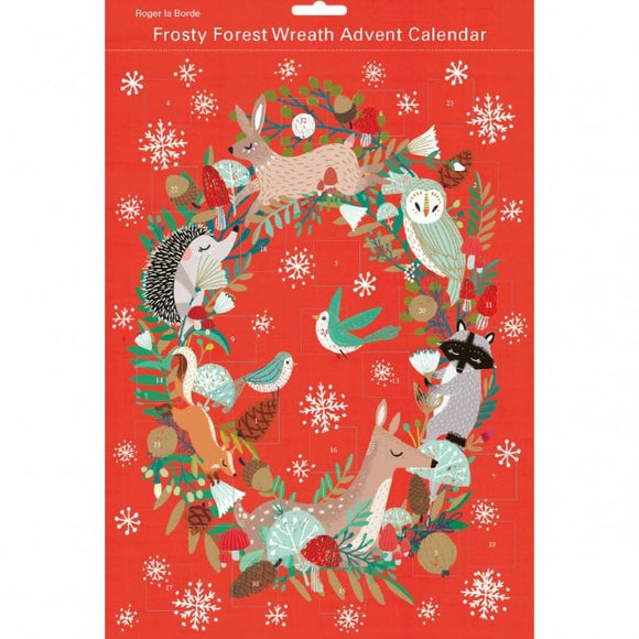 Frosty Forest Wreath Advent Calendar